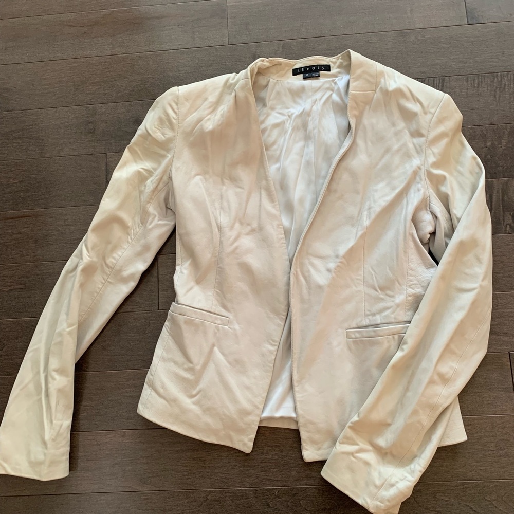 Leather Blazer Jacket - image 1